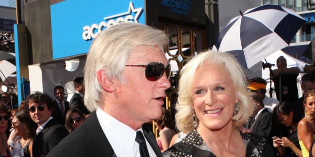 Glenn Close und David Shaw bei der Emmy-Verleihung 2012