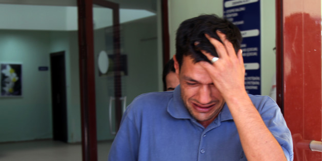 Abdullah Kurdi bei der Beerdigung seines Sohnes