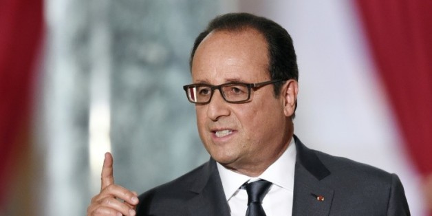 Le président François Hollande lors d'une conférence de presse le 7 septembre 2015 à l'Elysée à Paris