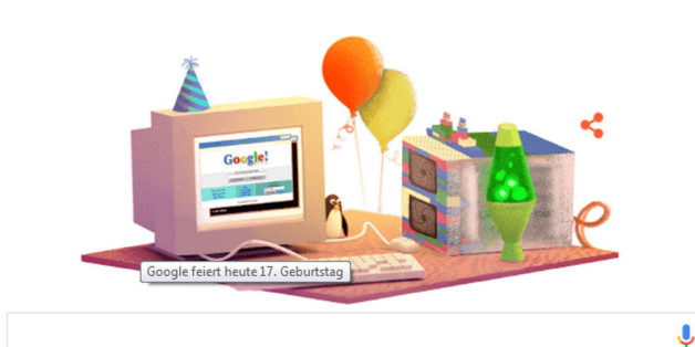 Mit diesem Doodle feiert Google Geburtstag