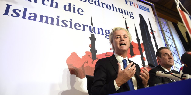 Rechtspopulist Geert Wilders zu Besuch bei der FPÖ in Östereich