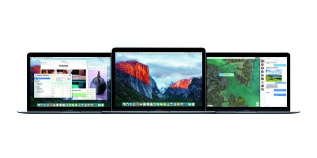 OS X 10.11 El Capitan auf dem MacBook.