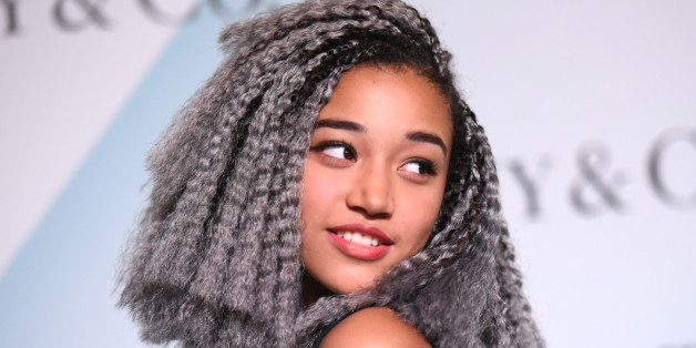 Amandla Stenberg arrives at the Women in Film 2015 Crystal + Lucy Awards at the Hyatt Regency Century Plaza on Tuesday, June 16, 2015 in Los Angeles. (Photo by Richard Shotwell/Invision/AP)