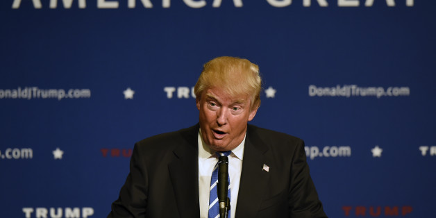 Republican presidential candidate Donald Trump speaks at an event, Saturday, Oct. 3, 2015, in Franklin, Tenn. (AP Photo/Mark Zaleski)