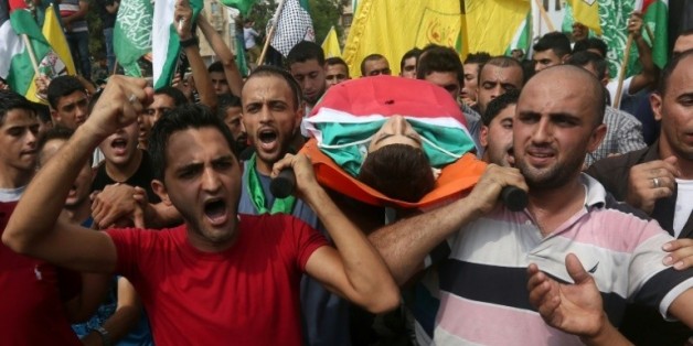 Obsèques le 5 octobre 2015 à Bala de Houzeifa Othmane Souleimane un jeune Palestinien tué la veille à Tulkarem