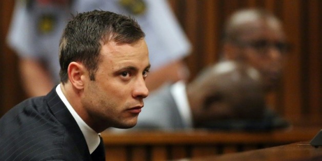 Oscar Pistorius à l'énoncé du verdict le 12 septembre 2014 à Pretoria