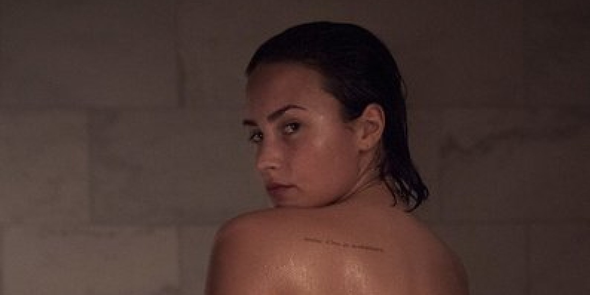Demi Lovato Wears No Clothes & No Makeup for Vanity Fair 