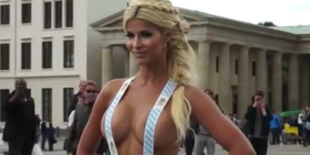 Micaela Schäfer zeigt sich gerne hüllenlos, wie kürzlich auf dem Oktoberfest.