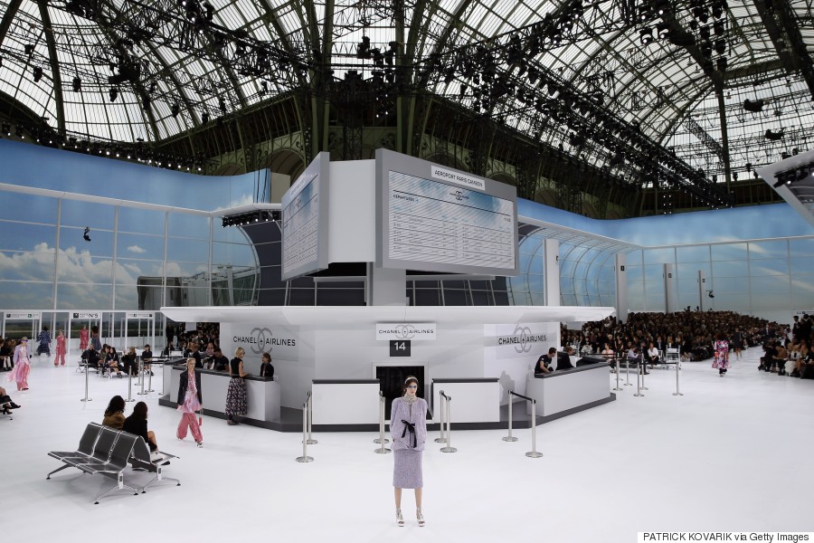 Boarding Now For Chanel Airlines! Chanel Unveils Incredible Catwalk At ...