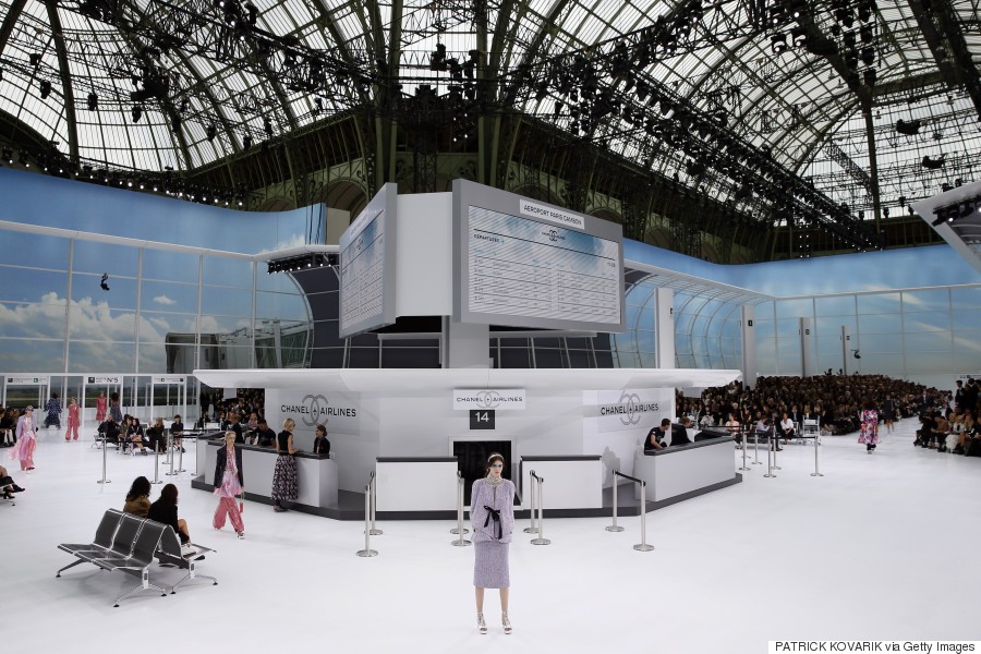 Boarding Now For Chanel Airlines! Chanel Unveils Incredible Catwalk At