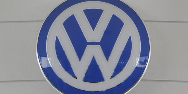 In this Thursday, July 2, 2015, photo, the Volkswagen Group VW emblem is displayed at the New Century Volkswagen dealership in Glendale, Calif. (AP Photo/Damian Dovarganes)