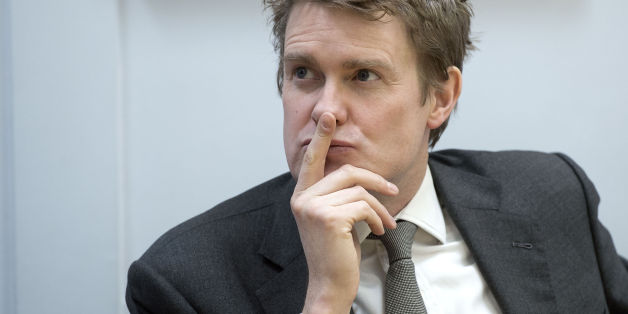 Shadow Education Secretary Tristram Hunt during a visit to Little Ilford School, London, where he launched a plan for "zero tolerance" of homophobic language and bullying in schools in England.