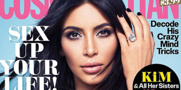 Kim Kardashian auf dem November-Cover der "Cosmopolitan"