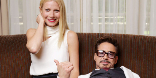 Gwyneth Paltrow und Robert Downey Jr. bei einem PR-Termin 2013 in Los Angeles