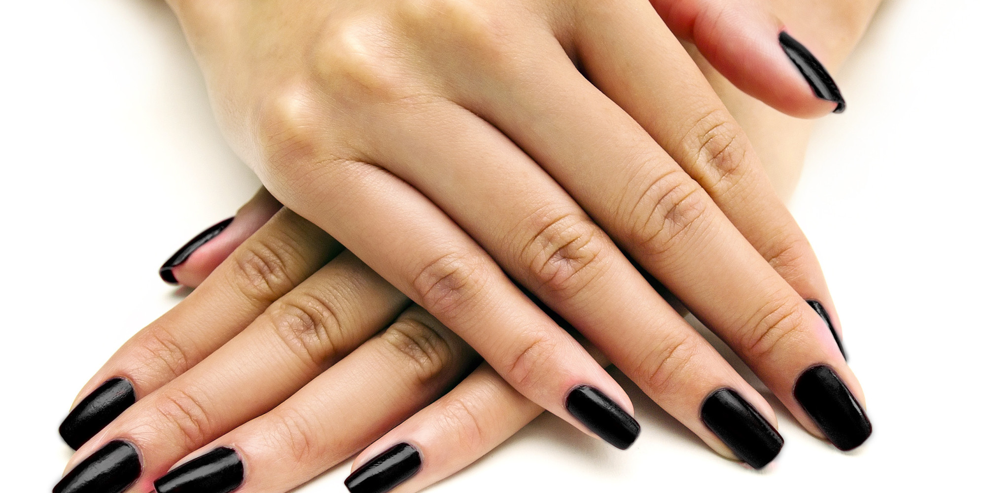 cool dark nail design