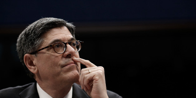 WASHINGTON, DC - MARCH 17: U.S. Treasury Secretary Jack Lew testifies before the House Financial Services Committee March 17, 2015 in Washington, DC. The committee heard testimony from Lew on 'The Annual Testimony of the Secretary of the Treasury on the State of the International Financial System.'
(Photo by Win McNamee/Getty Images)
