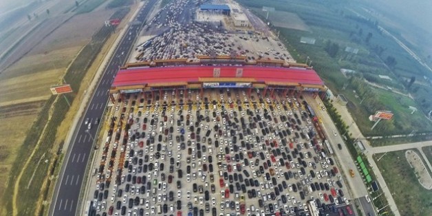 Horror-Stau in China: Der Albtraum eines jeden Autofahrers