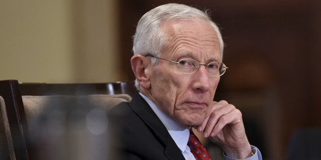 Federal Reserve Vice Chairman Stanley Fischer listens during a meeting of the Board of Governors of the Federal Reserve System at the Federal Reserve in Washington, Wednesday, Oct. 22, 2014. The meeting was to discuss a final rulemaking requiring sponsors of securitization transactions to retain risk in those transactions. (AP Photo/Susan Walsh)