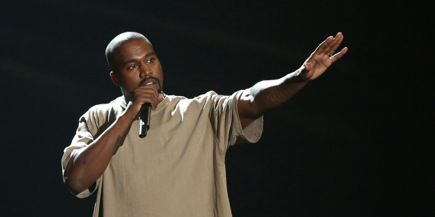 Kanye West accepts the video vanguard award at the MTV Video Music Awards at the Microsoft Theater on Sunday, Aug. 30, 2015, in Los Angeles. (Photo by Matt Sayles/Invision/AP)