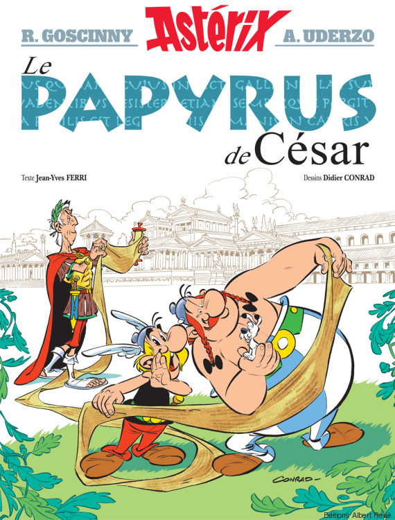 asterix papyrus cesar couverture