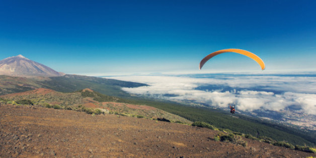 Paragliding im Süden von Teneriffa