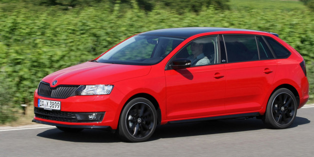 Skoda Rapid Spacerback: Unübersehbarer Leistungsunterschied zum Standardmodell.