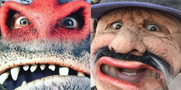 Gut getarnt: Jared Leto als Mandrill (l.) und Mark Ruffalo als Groucho (r.)