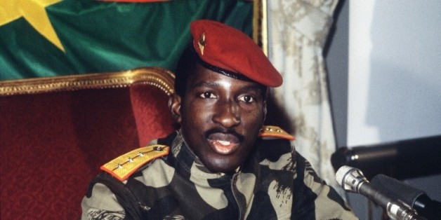 Le président défunt du Burkina Faso, Thomas Sankara, le 7 février 1986 à Paris © AFP/Archives PASCAL GEORGE