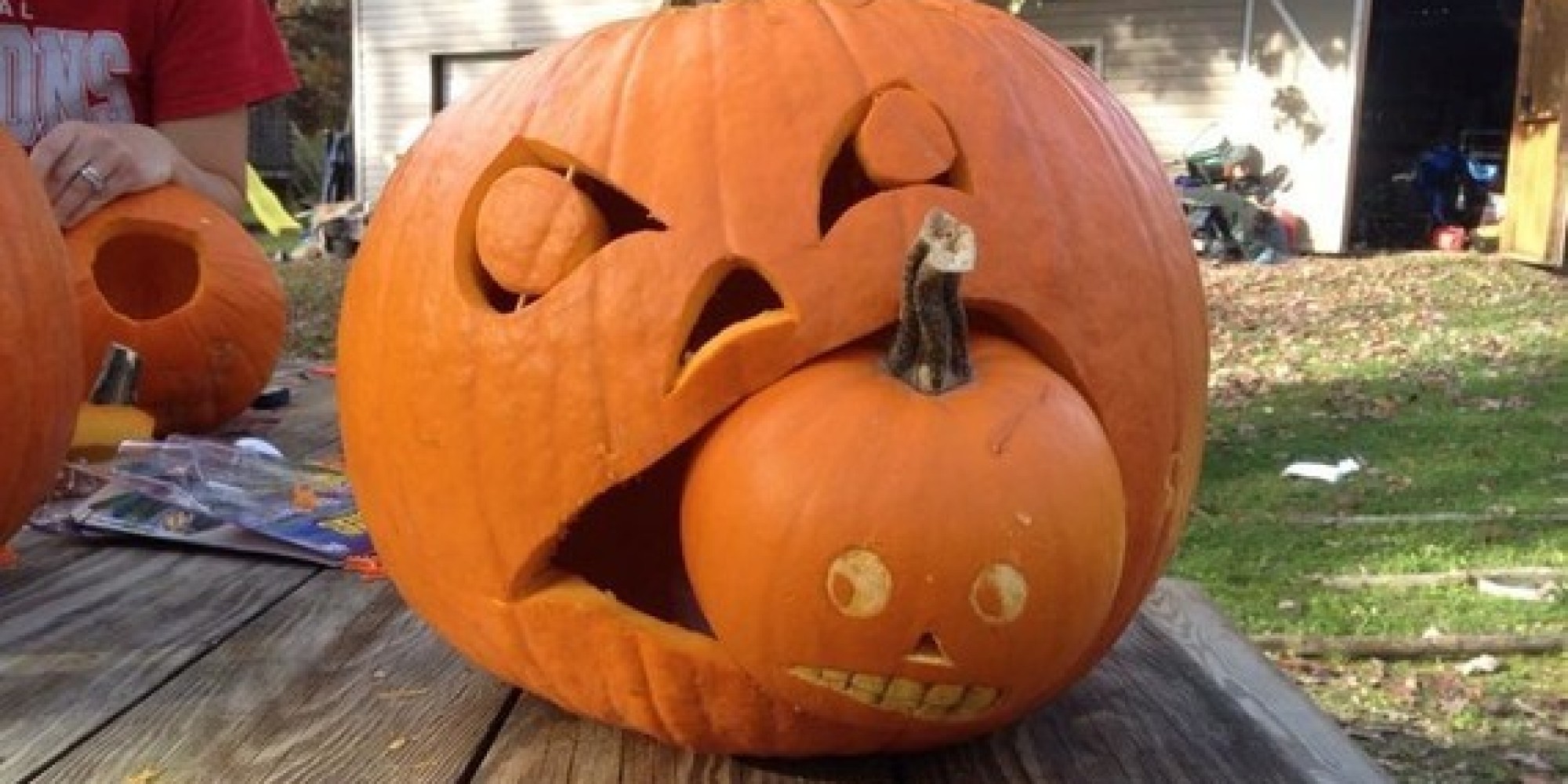 scared jack o lantern faces