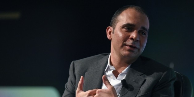 Le Prince Ali de Jordanie, alors vice-président de la FiFA, lors d'une convention sur le football, le 7 septembre 2015 à Manchester