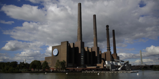 This photo taken on Sept. 29, 2015 shows the power plant of the Volkswagen factory in the city Wolfsburg, Germany. Thanks to Volkswagen, Wolfsburg boomed in West Germanyâs postwar rebirth and today the town and the company are inseparable. (AP Photo/Markus Schreiber)