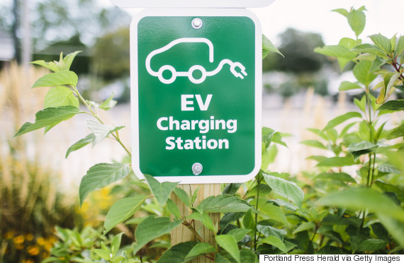 electric car charging station