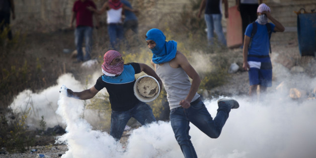Des jeunes Palestiniens en colère