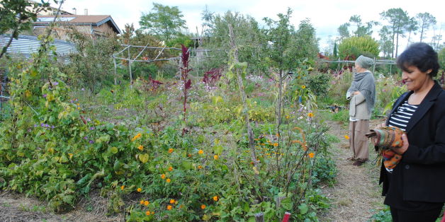 Jardin de Terre et Humanisme en Ardèche (France).