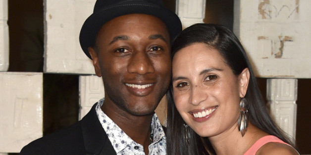 Aloe Blacc mit seiner Frau Maya Jupiter auf einer Gala in Los Angeles