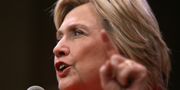 Democratic presidential candidate Hillary Rodham Clinton speaks during a town hall meeting, Friday, Oct. 16, 2015, in Keene, N.H. (AP Photo/Mary Schwalm)