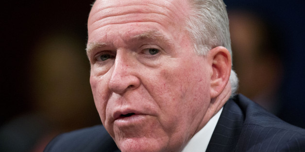 CIA Director John Brennan testifies on Capitol Hill in Washington, Thursday, Sept. 10, 2015, before the House Intelligence Committee hearing on on cyber attacks. (AP Photo/Pablo Martinez Monsivais)