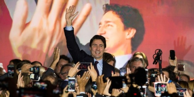 Justin Trudeau le 20 octobre 2015 à Montreal