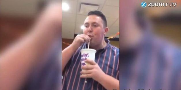 Er macht Musik mit McDonalds-Geschirr