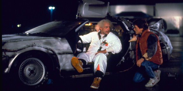 Dr. Emmett Brown Marty McFly im ersten Teil von "Back to the Future"