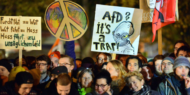 Die Zahl der Gegendemonstranten bei den regelmäßigen AfD-Demos in Erfurt hat sich verdoppelt