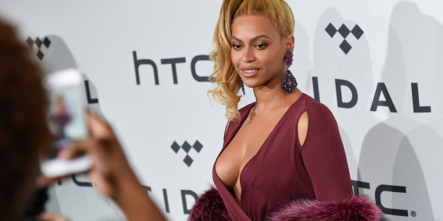 Singer Beyonce Knowles arrives at TIDAL X: 1020 Amplified by HTC at the Barclays Center on Tuesday, Oct. 20, 2015, in New York. (Photo by Evan Agostini/Invision/AP)