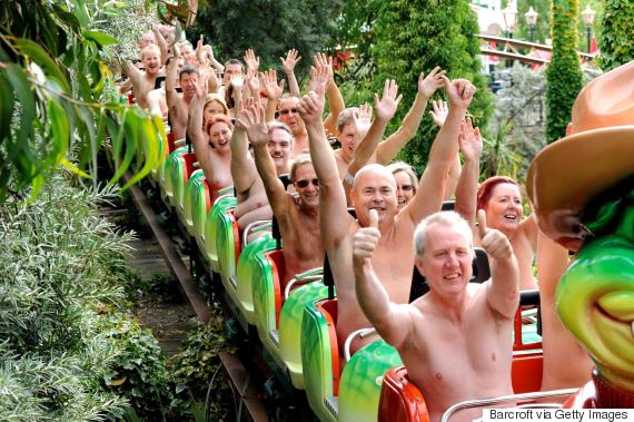 Image result for world naked roller coaster record attempt
