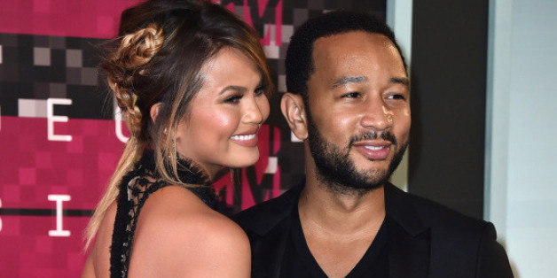 Chrissy Teigen und John Legend auf den MTV Video Music Awards im August