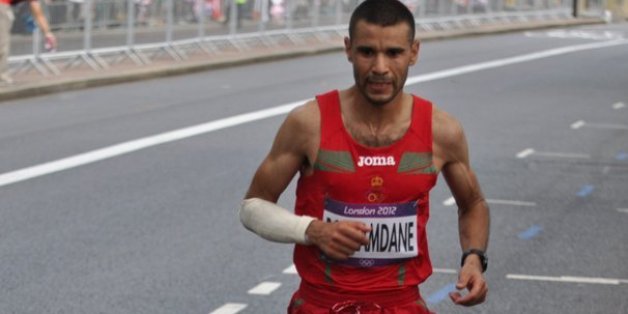 Abderrahime Bouramdane lors des JO de Londres en 2012