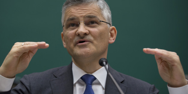 Volkswagen of America CEO Michael Horn testifies on Capitol Hill in Washington, Thursday, Oct. 8, 2015, before the House Oversight and Investigations subcommittee hearing on Volkswagen's emissions-rigging scandal. (AP Photo/Manuel Balce Ceneta)
