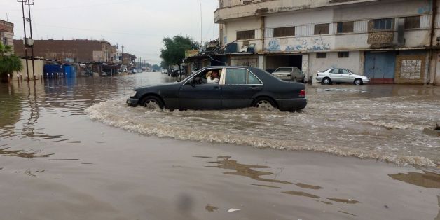 Inondations à Bagdad en 2013