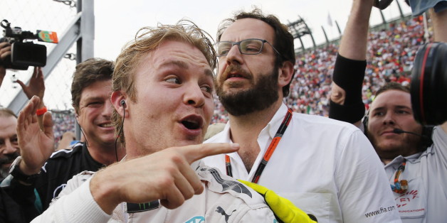 Nico Rosberg nach seinem Sieg in Mexiko