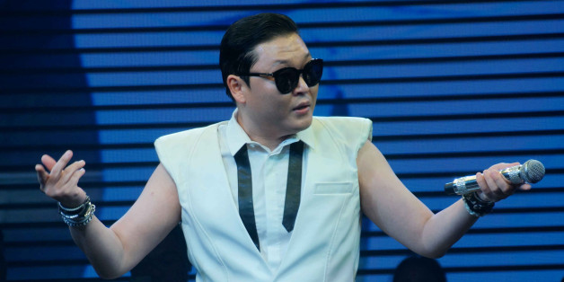 HANGZHOU, CHINA - JULY 18: (CHINA OUT) South Korean singer Psy, Park Jae-sang performs on the stage at a bar on July 18, 2015 in Hangzhou, China. (Photo by ChinaFotoPress/ChinaFotoPress via Getty Images)
