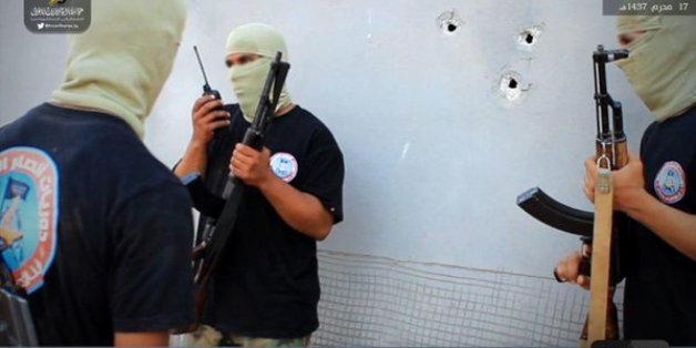 Photo d'un camp d'entrainement à Derna diffusée sur twitter